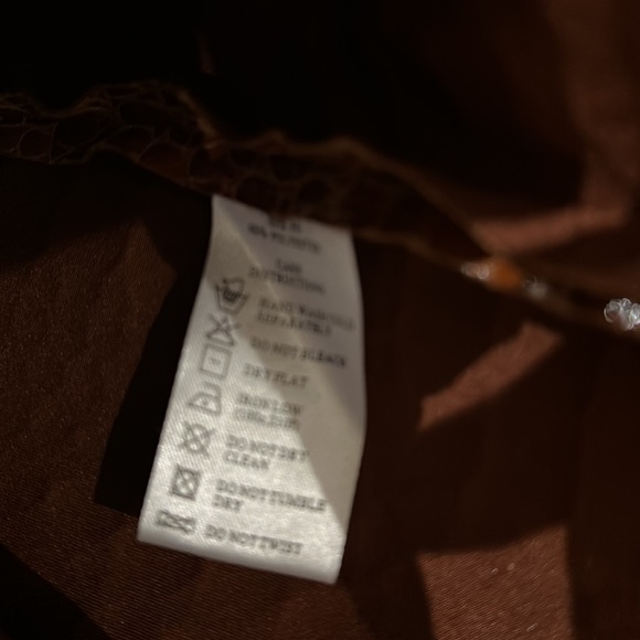 Mini Skirt Brown Croc - Picture 7 of 9